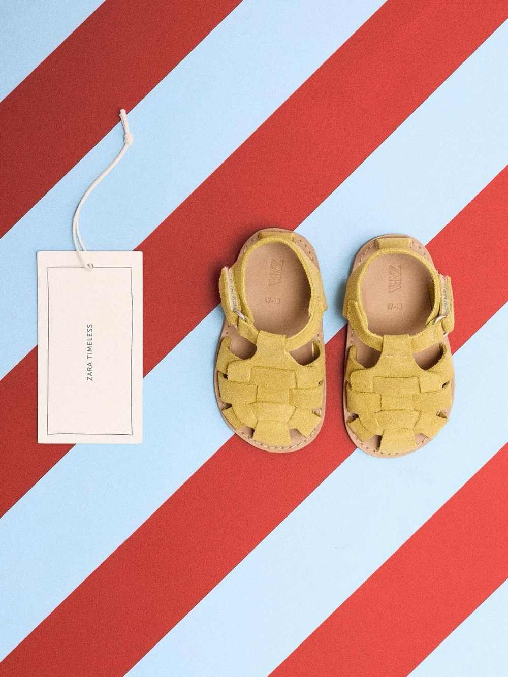 ZARA Leather Fisherman Sandals - Mustard